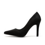 Ladies Womens Pointed Toe Shoes Black Suede