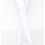 Womens Thigh High Kinky Over The Knee Stiletto Boots White Patent