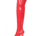 Womens Thigh HIGH Kinky Over The Knee Platform Stiletto Heel Boots Red Patent