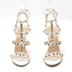 Women Round Toe Kitten Heel Shoes White