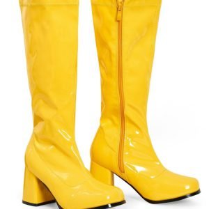 Ladies Womens Fancy Dress Party GO GO Boots 1960s & 1970s Retro Sizes 3-12
