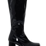 Ladies Womens Fancy Dress Party GO GO Boots 1960s & 1970s Black