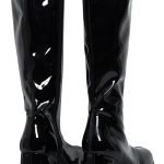 Ladies Womens Fancy Dress Party GO GO Boots 1960s & 1970s Black