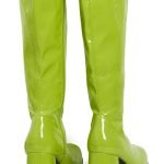 Ladies Womens Fancy Dress Party GO GO Boots 1960s & 1970s White
