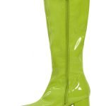 Ladies Womens Fancy Dress Party GO GO Boots 1960s & 1970s White