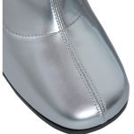 Ladies Women Fancy Dress Party GO GO Boots 1960s & 1970s Silver