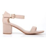 Womens Low Mid Heel Block Peep Toe Ladies Ankle Strap Party Strappy Sandals