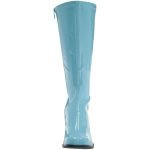 Women Fancy Dress Party GO GO Boots 1960s & 1970s Sky Blue