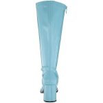 Women Fancy Dress Party GO GO Boots 1960s & 1970s Sky Blue