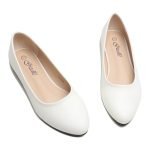Women Ballet Casual Wear Every-Day Closed Toe Slip On Ballerina Flats Shoes